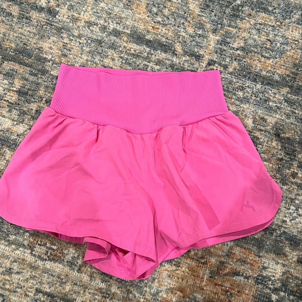 JoyLab Vibrant Pink High-Waist Shorts